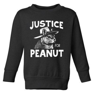 Peanut Squirrel Justice For Peanut Toddler Sweatshirt