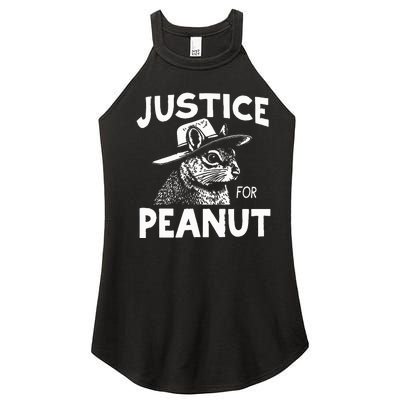 Peanut Squirrel Justice For Peanut Women's Perfect Tri Rocker Tank