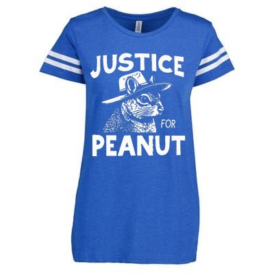 Peanut Squirrel Justice For Peanut Enza Ladies Jersey Football T-Shirt