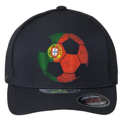 Portugal Soccer Jersey Portuguese Football Men Women Flexfit Unipanel Trucker Cap