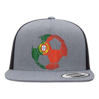 Portugal Soccer Jersey Portuguese Football Men Women Flat Bill Trucker Hat