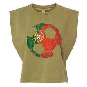 Portugal Soccer Jersey Portuguese Football Men Women Garment-Dyed Women's Muscle Tee