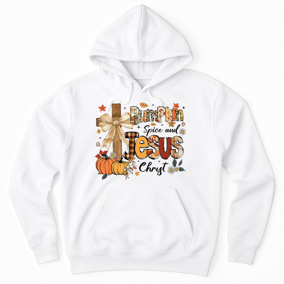 Pumpkin Spice Jesus Christ Fall Thanksgiving Hoodie
