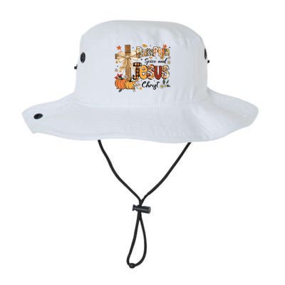 Pumpkin Spice Jesus Christ Fall Thanksgiving Bucket Hat
