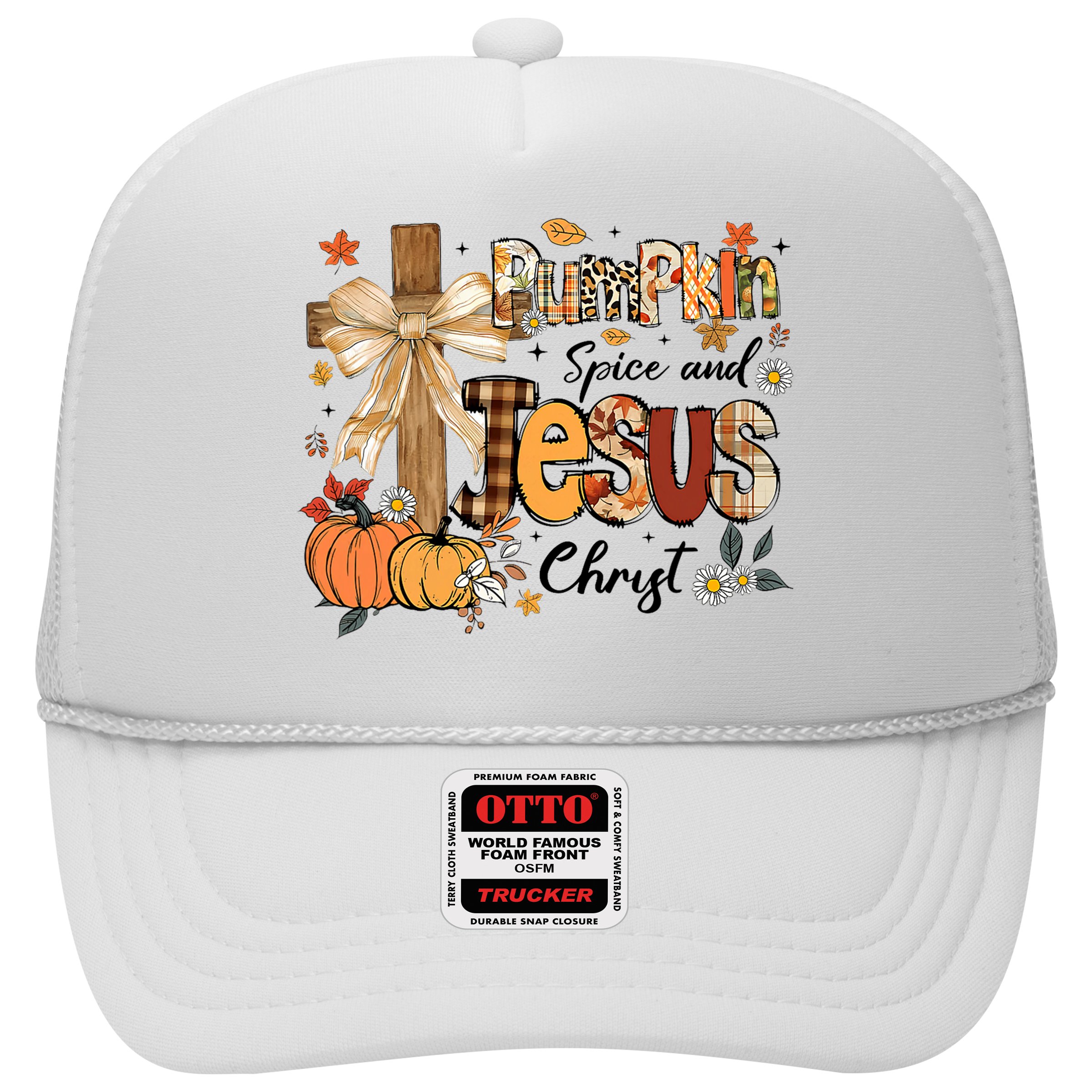 Pumpkin Spice Jesus Christ Fall Thanksgiving Hat