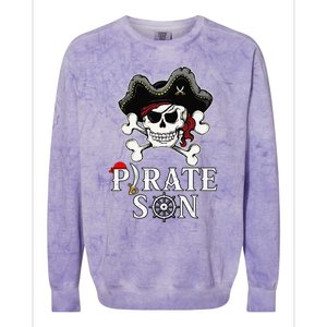 Pirate Son Jolly Roger Crossbones Pirate Colorblast Crewneck Sweatshirt