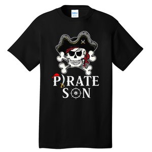 Pirate Son Jolly Roger Crossbones Pirate Tall T-Shirt