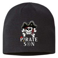 Pirate Son Jolly Roger Crossbones Pirate Sustainable Beanie