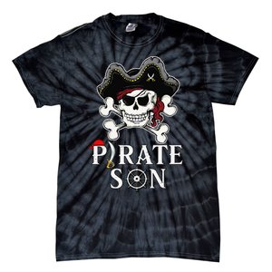 Pirate Son Jolly Roger Crossbones Pirate Tie-Dye T-Shirt