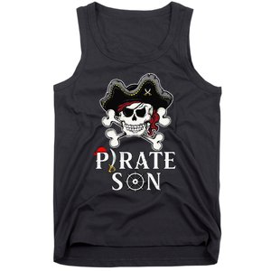 Pirate Son Jolly Roger Crossbones Pirate Tank Top