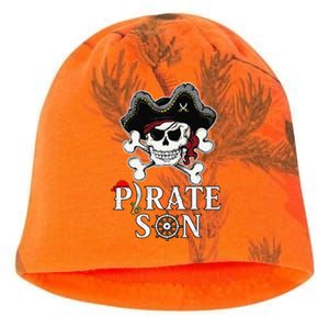 Pirate Son Jolly Roger Crossbones Pirate Kati - Camo Knit Beanie