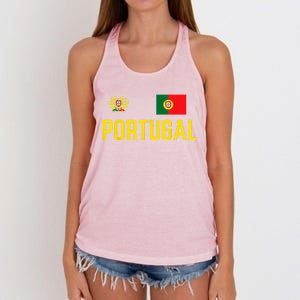 Portugal Soccer Jersey Portuguese Football Men Women Women's Knotted Racerback Tank