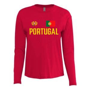 Portugal Soccer Jersey Portuguese Football Men Women Womens Cotton Relaxed Long Sleeve T-Shirt