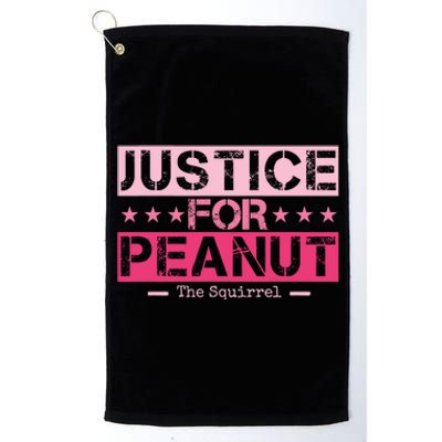 Peanut Squirrel Justice For Peanut Vintage The Squirrel Platinum Collection Golf Towel