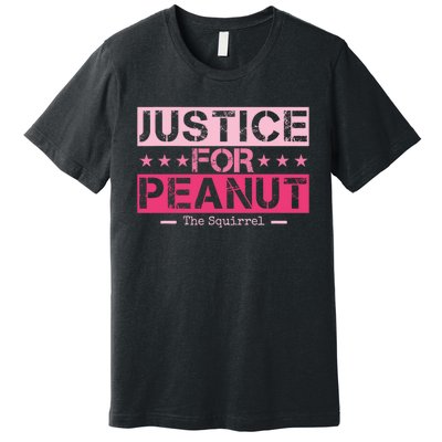 Peanut Squirrel Justice For Peanut Vintage The Squirrel Premium T-Shirt