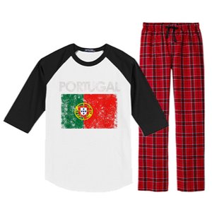 Portugal Soccer Jersey Portuguese Football Men Women Raglan Sleeve Pajama Set