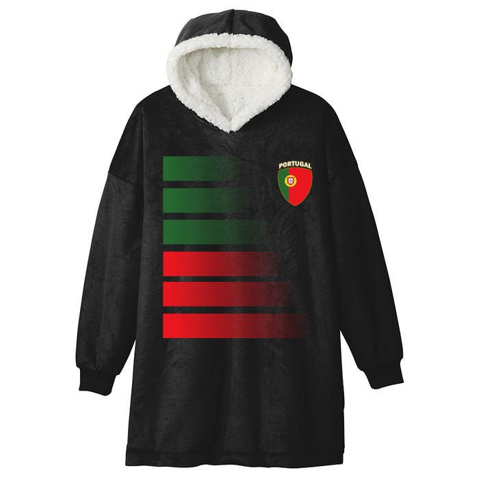 Portugal Soccer Jersey Portuguese Football Men Women Hooded Wearable Blanket