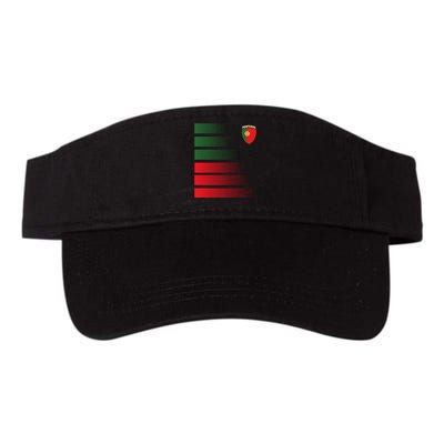 Portugal Soccer Jersey Portuguese Football Men Women Valucap Bio-Washed Visor