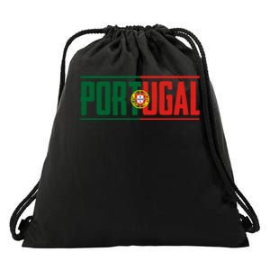 Portugal Soccer Jersey Portuguese Football Men Women Drawstring Bag