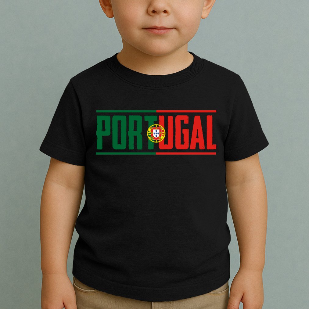 Portugal Soccer Jersey Portuguese Football Men Women Toddler T-Shirt