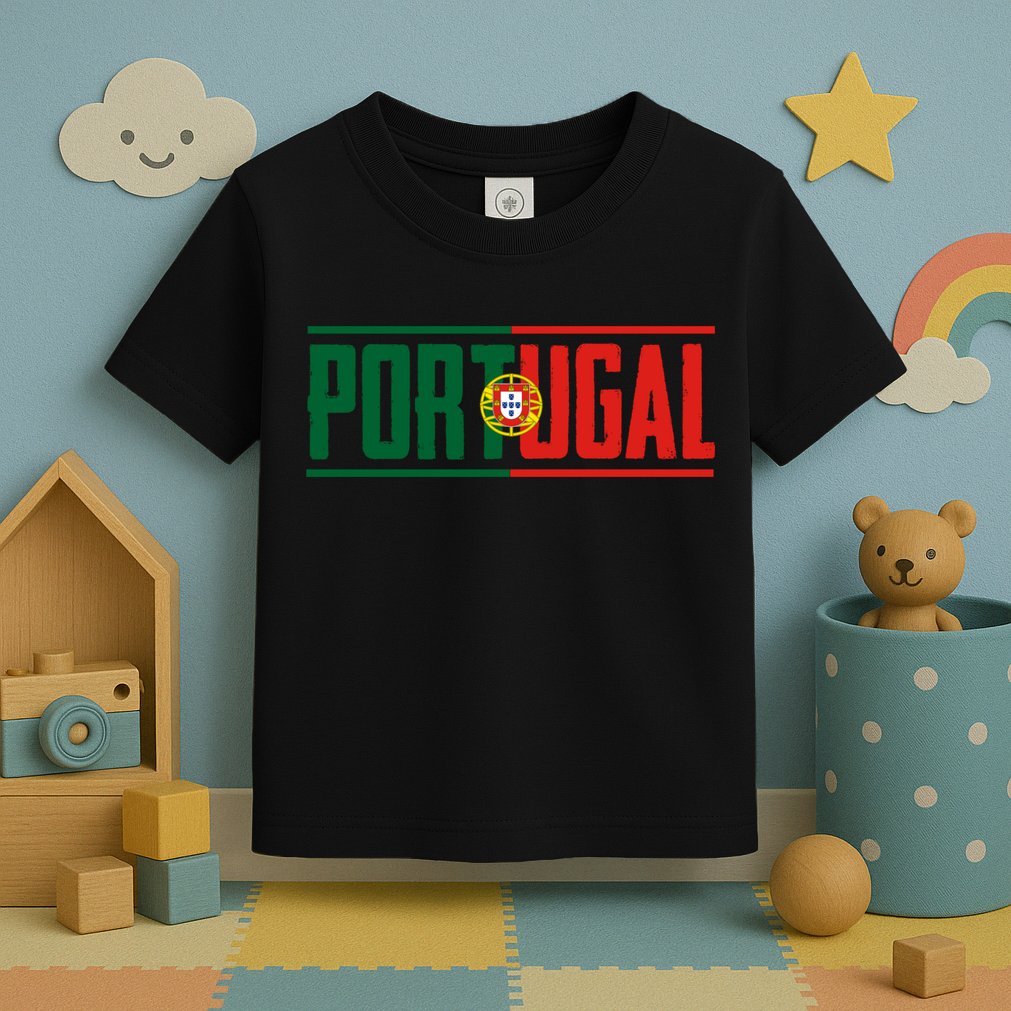 Portugal Soccer Jersey Portuguese Football Men Women Toddler T-Shirt