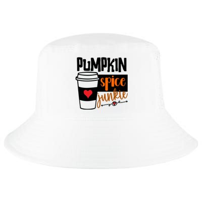 Pumpkin Spice Junkie Coffee Lover Heart Cool Comfort Performance Bucket Hat