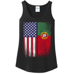 Portugal Soccer Jersey Portuguese American Flag Football Men Women Ladies Essential Tank