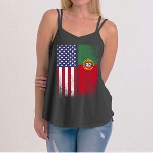 Portugal Soccer Jersey Portuguese American Flag Football Men Women Women's Strappy Tank