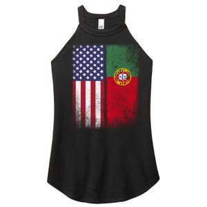 Portugal Soccer Jersey Portuguese American Flag Football Men Women Women's Perfect Tri Rocker Tank