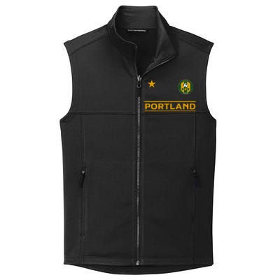 Portland Soccer Jersey Mini Badge ORIGINAL Collective Smooth Fleece Vest