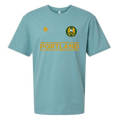 Portland Soccer Jersey Mini Badge ORIGINAL Sueded Cloud Jersey T-Shirt