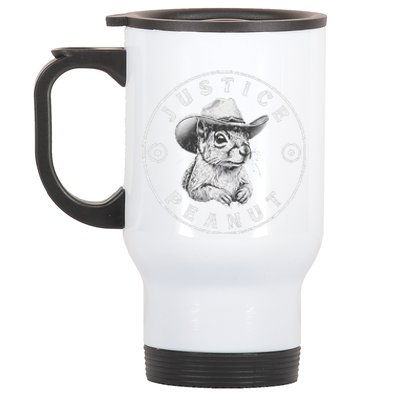 Peanut Squirrel Justice For Peanut The Squirrel Women Stainless Steel Travel Mug