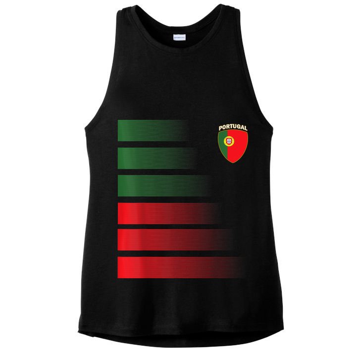 Portugal Soccer Jersey Football Portugal Soccer Ladies PosiCharge Tri-Blend Wicking Tank