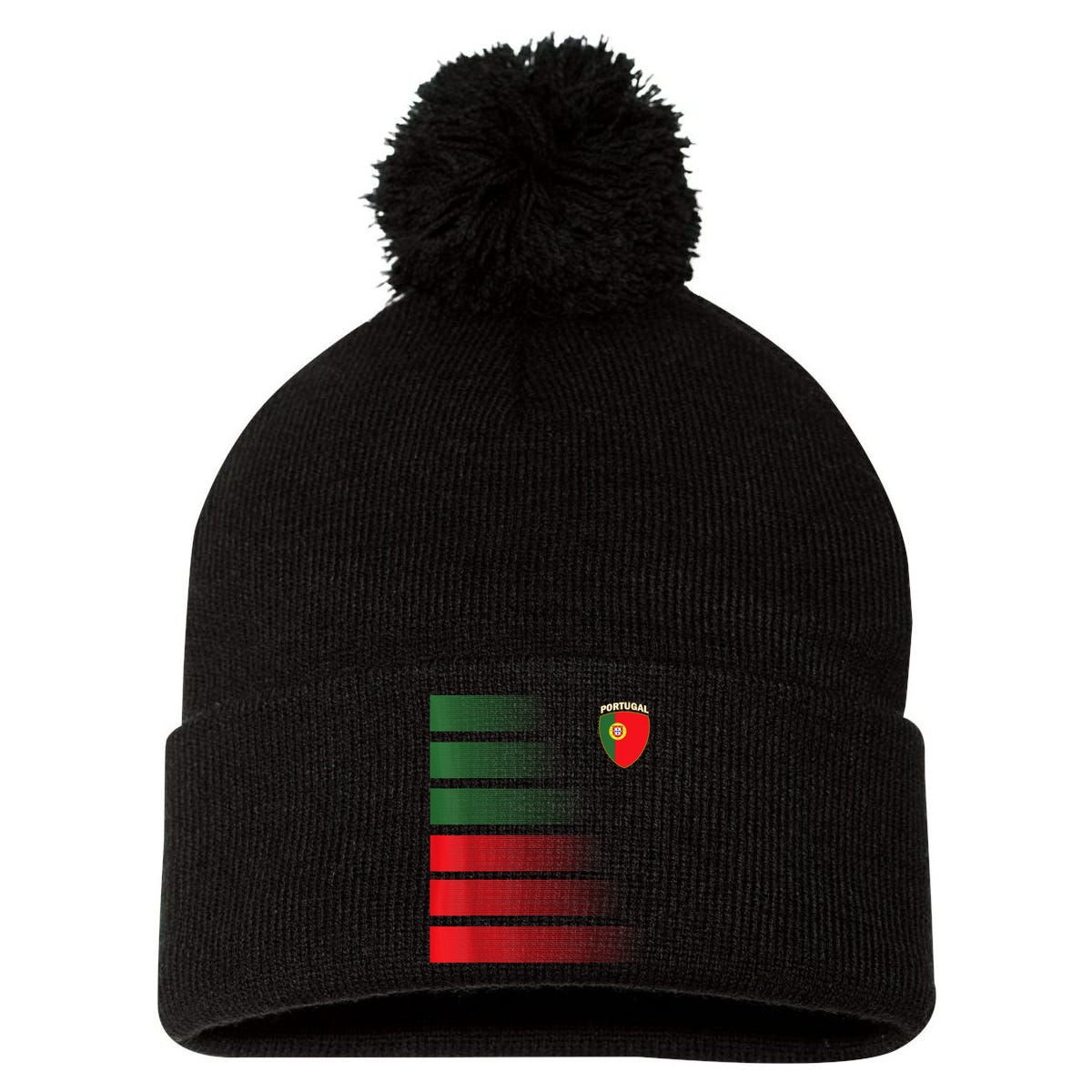 Portugal Soccer Jersey Football Portugal Soccer Pom Pom 12in Knit Beanie