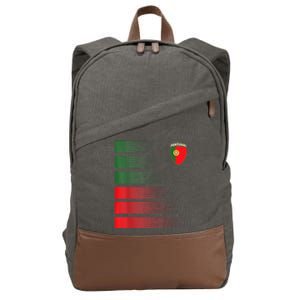 Portugal Soccer Jersey Football Portugal Soccer Cotton Canvas Backpack