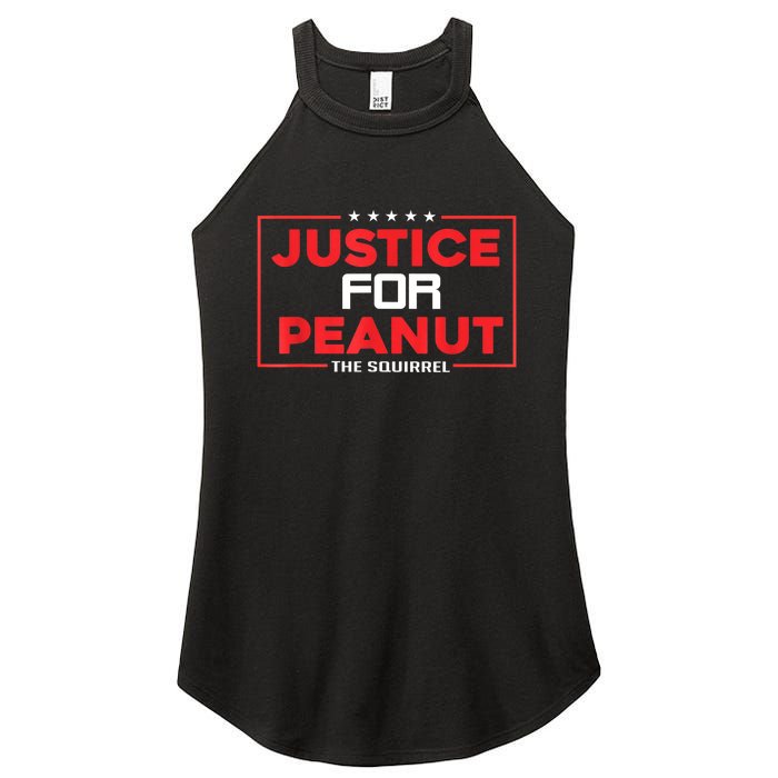 Peanut Squirrel Justice For Peanut Funny The Squirrelgift Women's Perfect Tri Rocker Tank