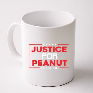 Peanut Squirrel Justice For Peanut Funny The Squirrelgift Coffee Mug