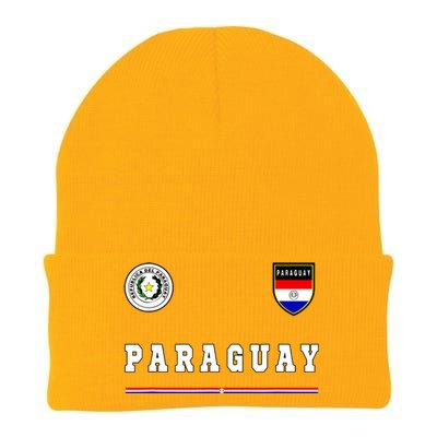 Paraguay Sportsoccer Jersey Flag Football Knit Cap Winter Beanie