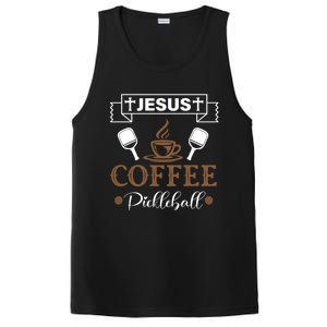 Pickleball Sports Jesus Coffee Pickleball Gift PosiCharge Competitor Tank