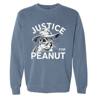 Peanut Squirrel Justice For Peanut Garment-Dyed Sweatshirt