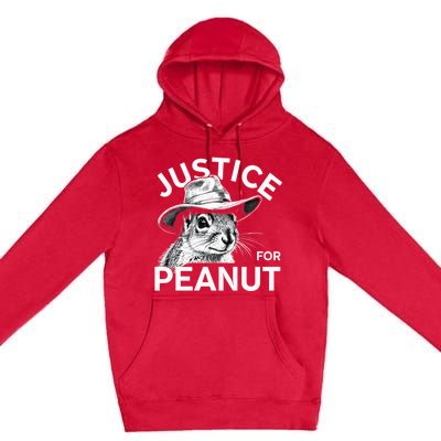 Peanut Squirrel Justice For Peanut Premium Pullover Hoodie