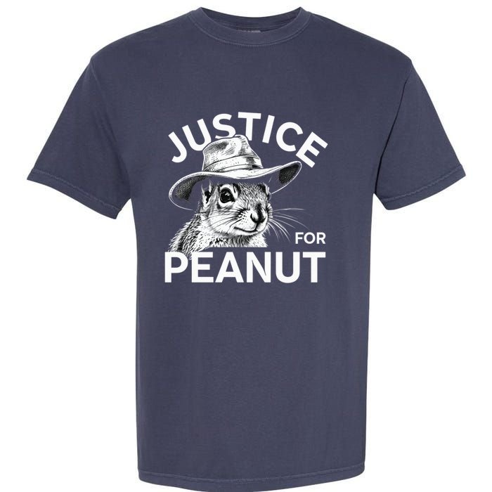 Peanut Squirrel Justice For Peanut Garment-Dyed Heavyweight T-Shirt