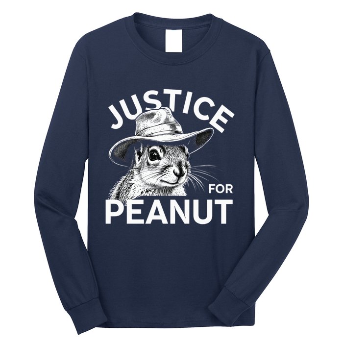 Peanut Squirrel Justice For Peanut Long Sleeve Shirt