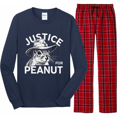 Peanut Squirrel Justice For Peanut Long Sleeve Pajama Set