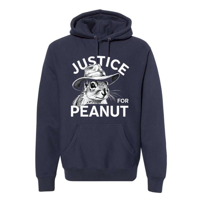 Peanut Squirrel Justice For Peanut Premium Hoodie