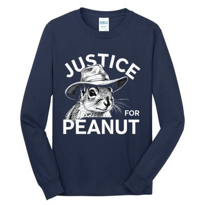 Peanut Squirrel Justice For Peanut Tall Long Sleeve T-Shirt