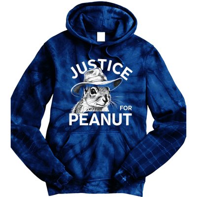 Peanut Squirrel Justice For Peanut Tie Dye Hoodie