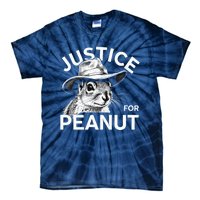 Peanut Squirrel Justice For Peanut Tie-Dye T-Shirt