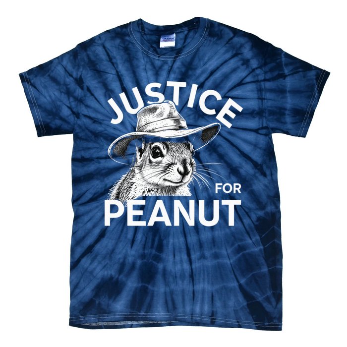 Peanut Squirrel Justice For Peanut Tie-Dye T-Shirt