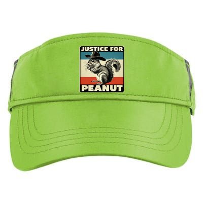 Peanut Squirrel Justice For Peanut Vintage Adult Drive Performance Visor